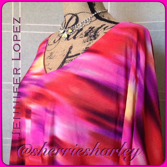 Jennifer Lopez Plus Size Top 1X EUC - Picture 3 of 8